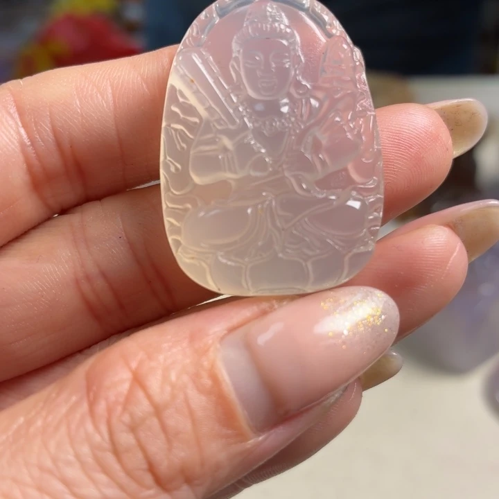 玛瑙/玉髓未镶嵌吊坠(不含链)