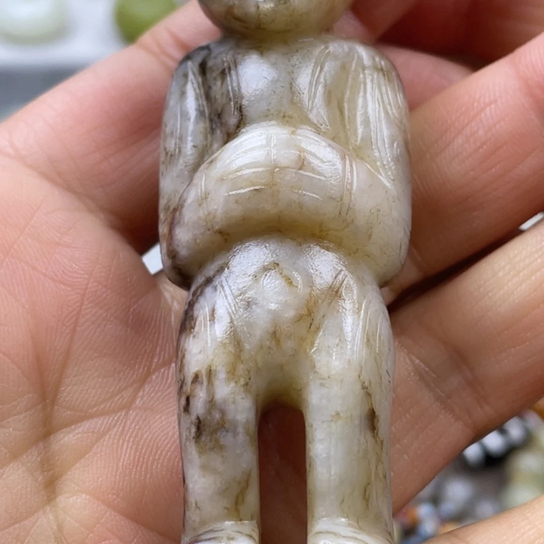 风***阻和田玉（糖玉）未镶嵌颈饰