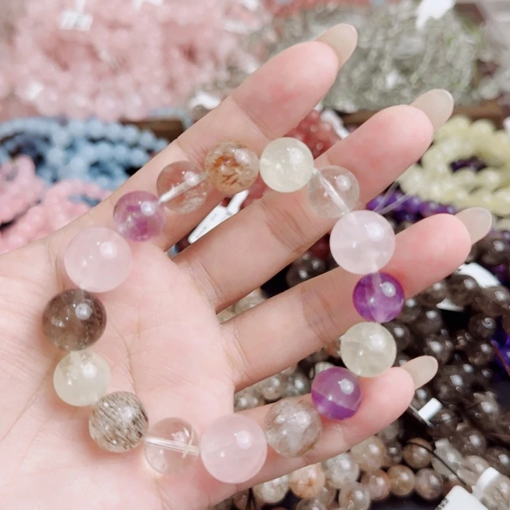 银S925镶嵌手链绿水晶
