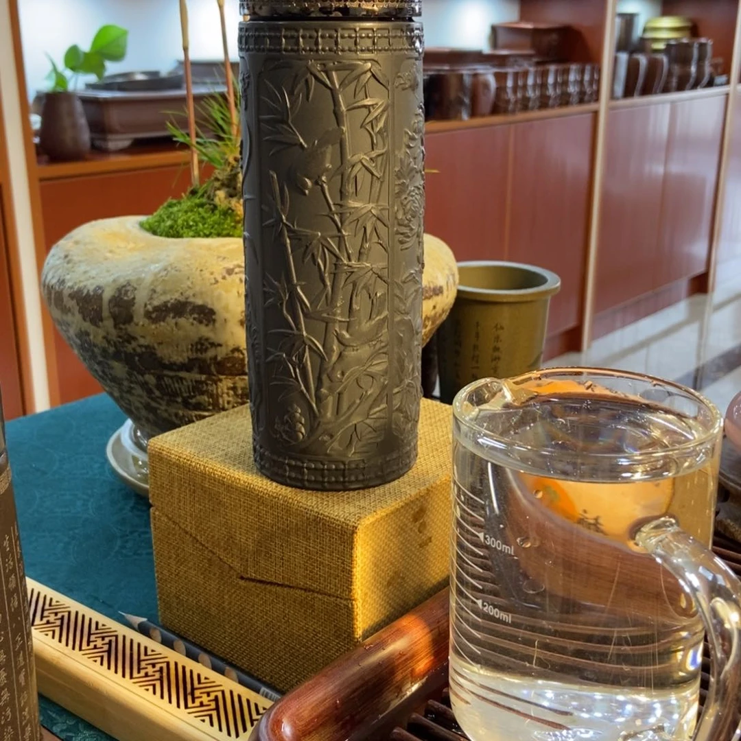 紫砂花盆紫砂办公杯