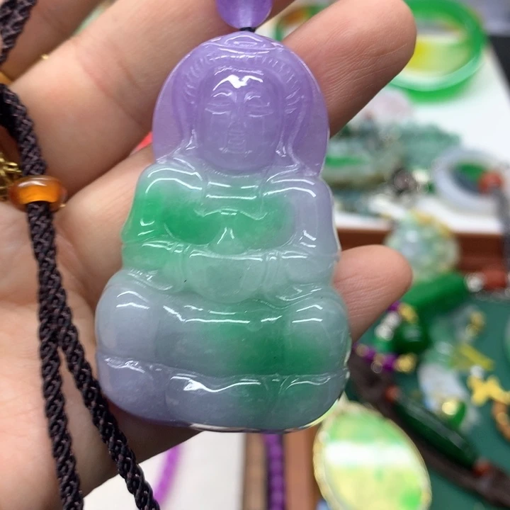 颈饰未镶嵌翡翠吊坠