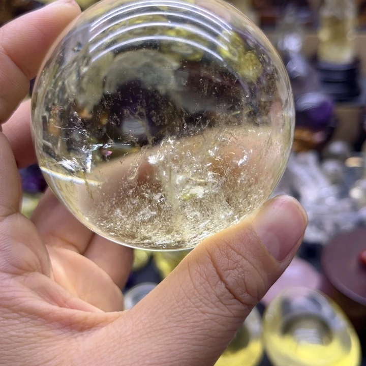 水晶摆件未镶嵌钟*程摆件