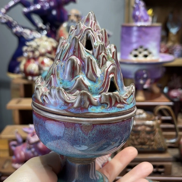 钧瓷美器钧瓷美物寒**丝