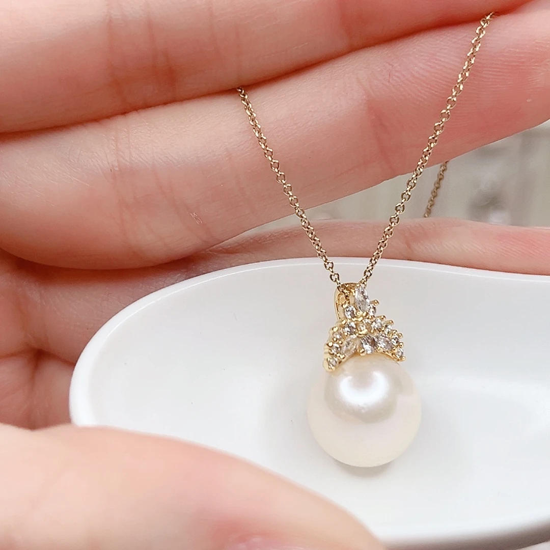 吊坠(赠链)淡水珍珠合金