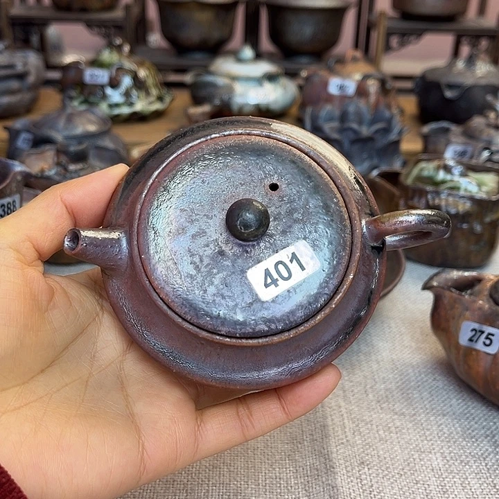 裸柴烧陶瓷手工茶器