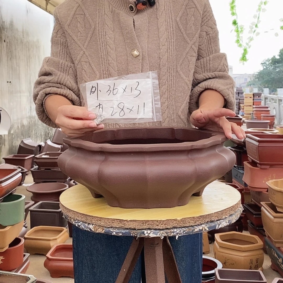 紫砂花盆紫砂花盆