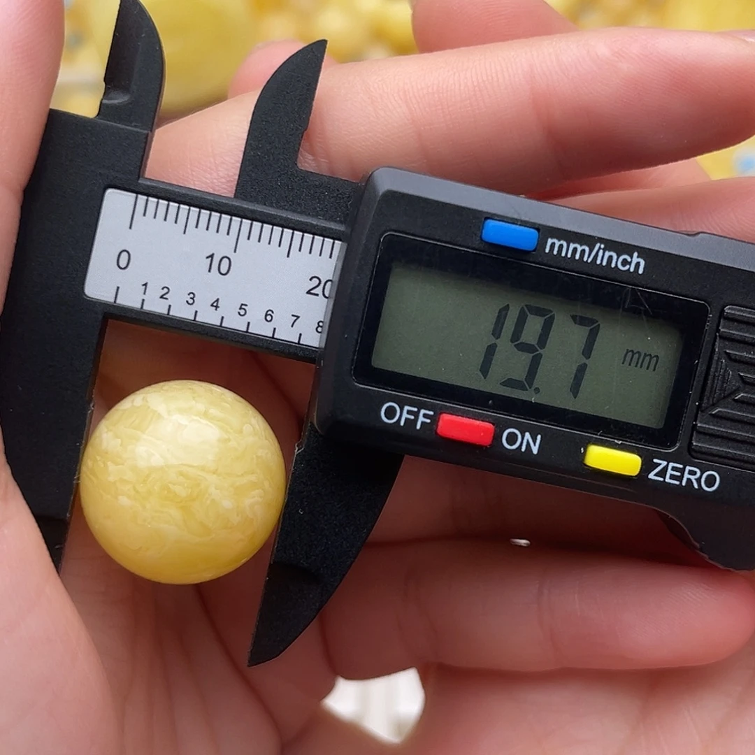 琥珀未镶嵌裸石蜜蜡圆珠梦