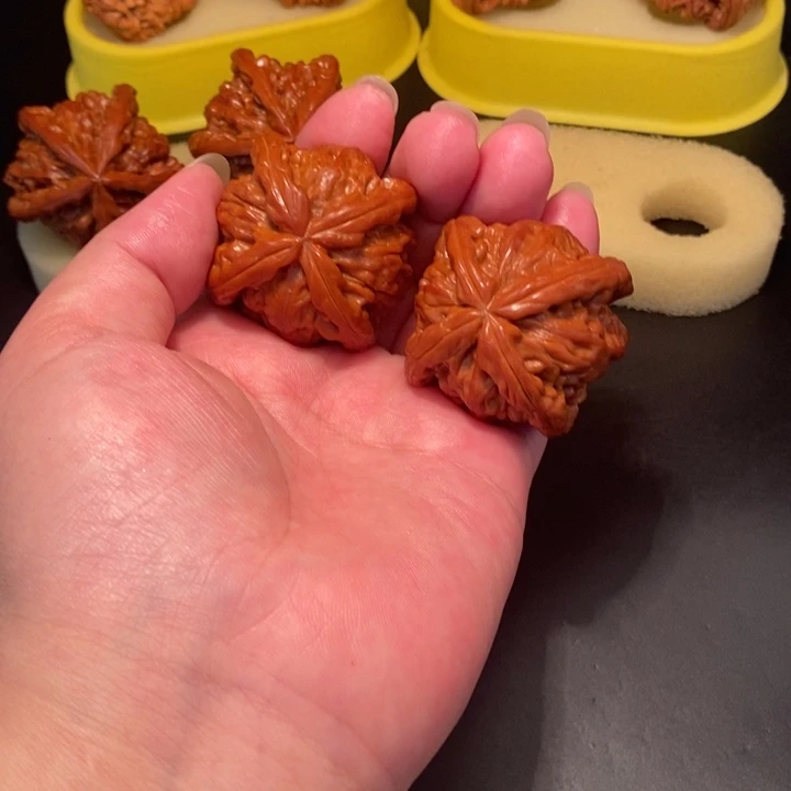 麒***羽手串/手链核桃工艺四棱