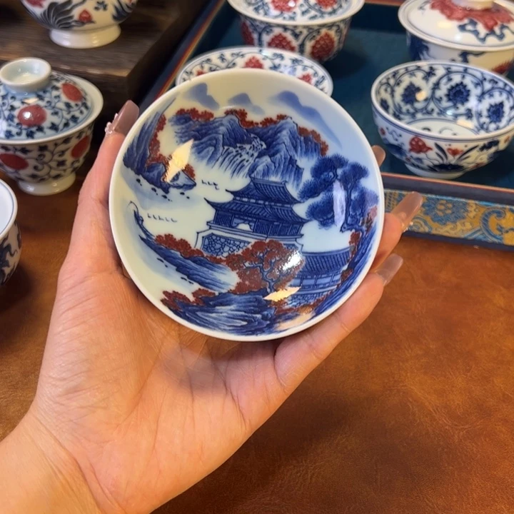 瓷片景德镇陶瓷手工手绘
