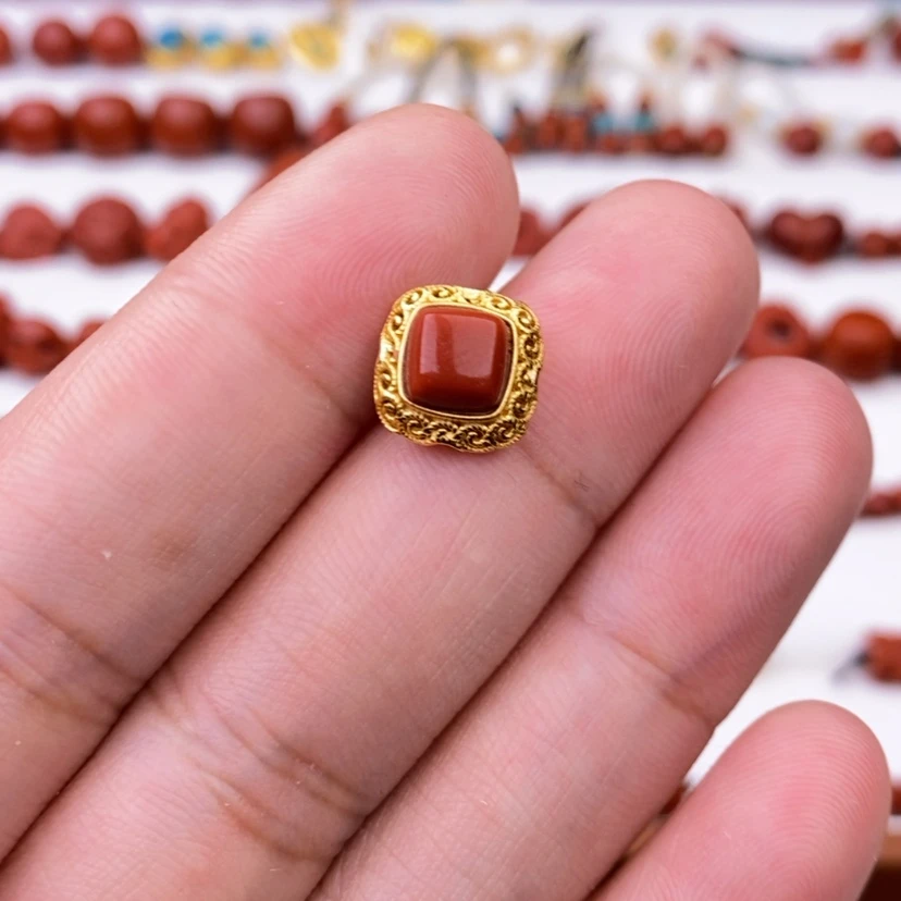 【闪购商品】银S925镶嵌配饰南红玛瑙