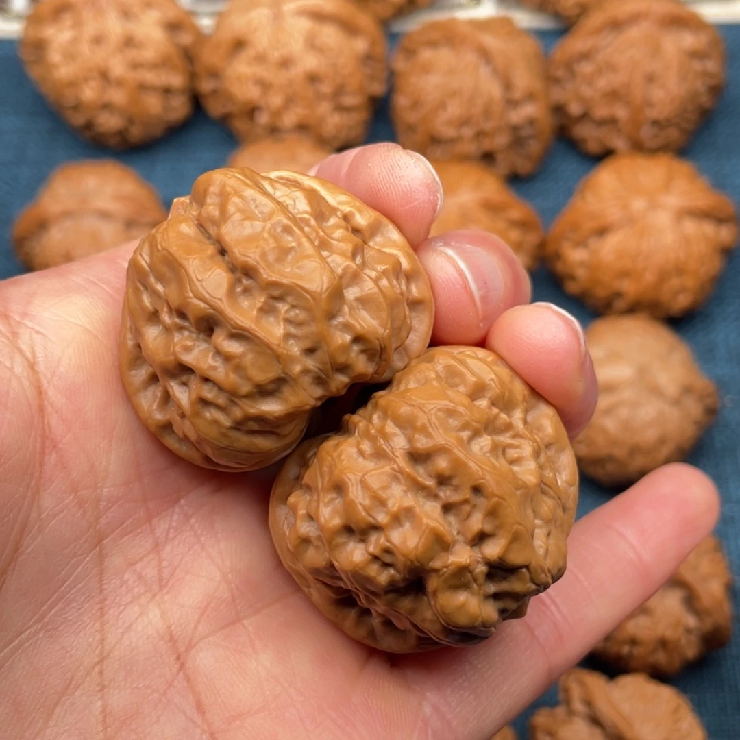 把件文玩核桃35全品精品肌肉蛙手捻