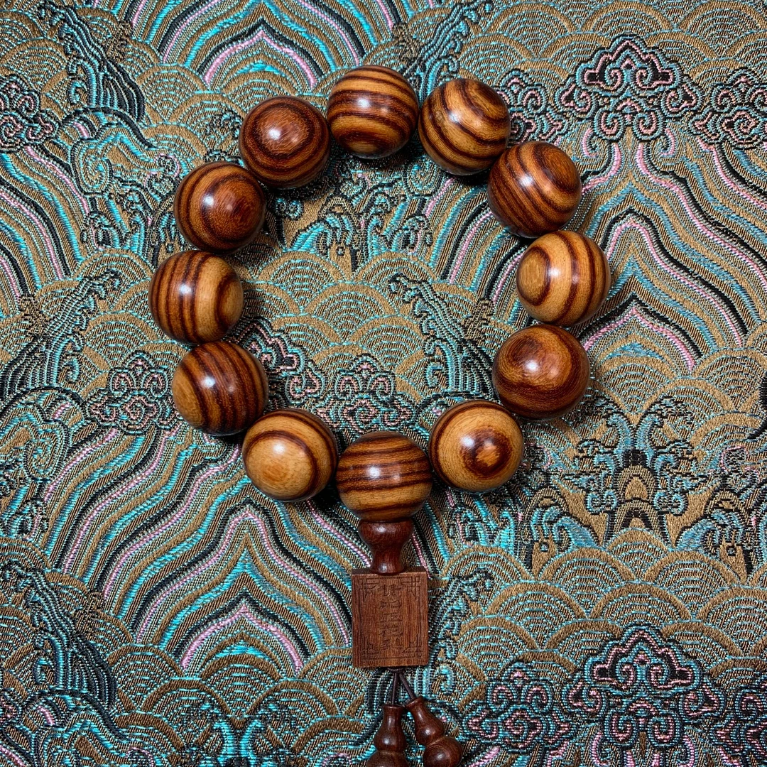 S128 精品手串（无礼盒 ）2.0 赞比亚花梨