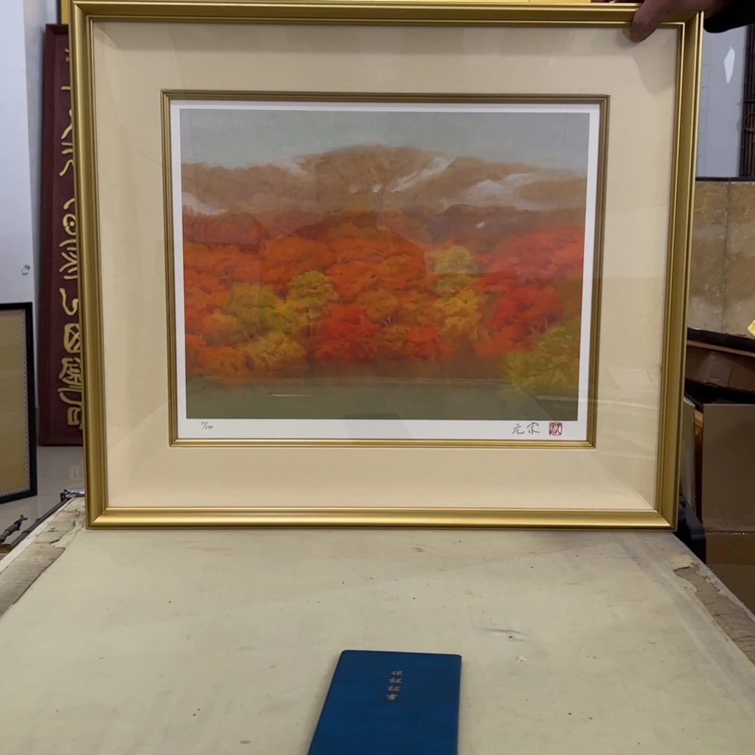 白***绘画屏风框画茶空间设计