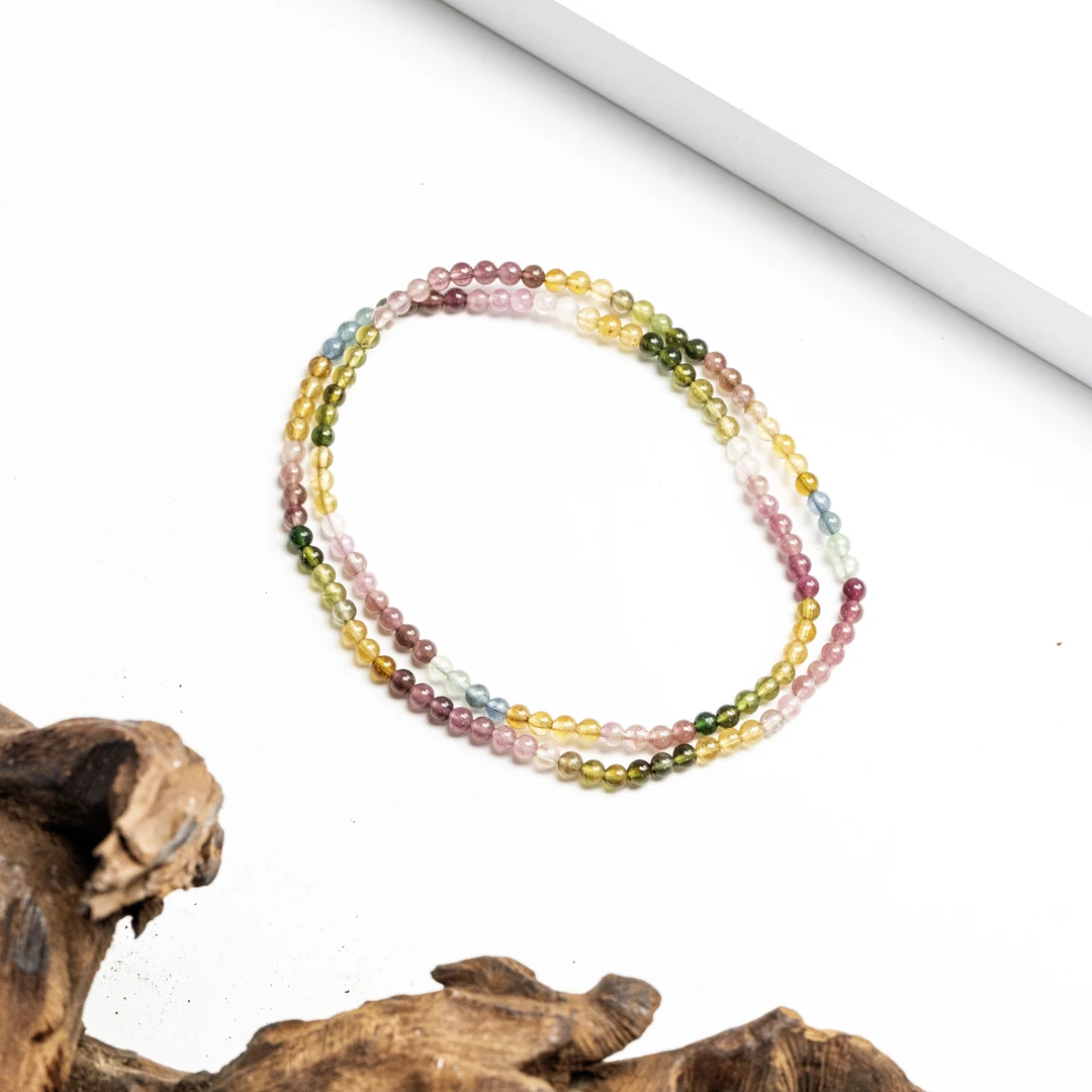 【普陀山欢喜】碧玺多圈手串（发货多样性一件）K22322