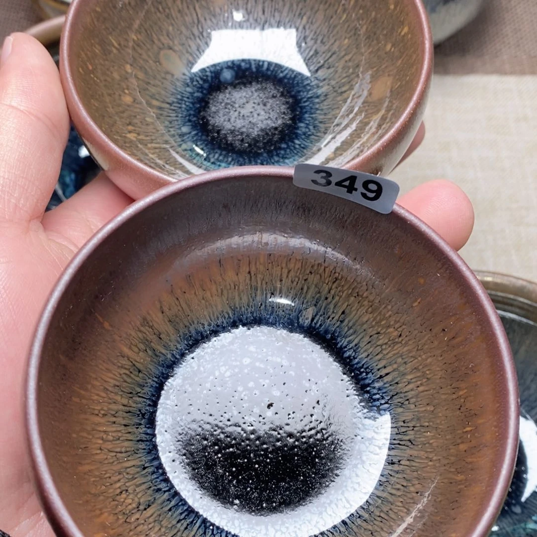心**禾建窑建盏主人茶盏346，349