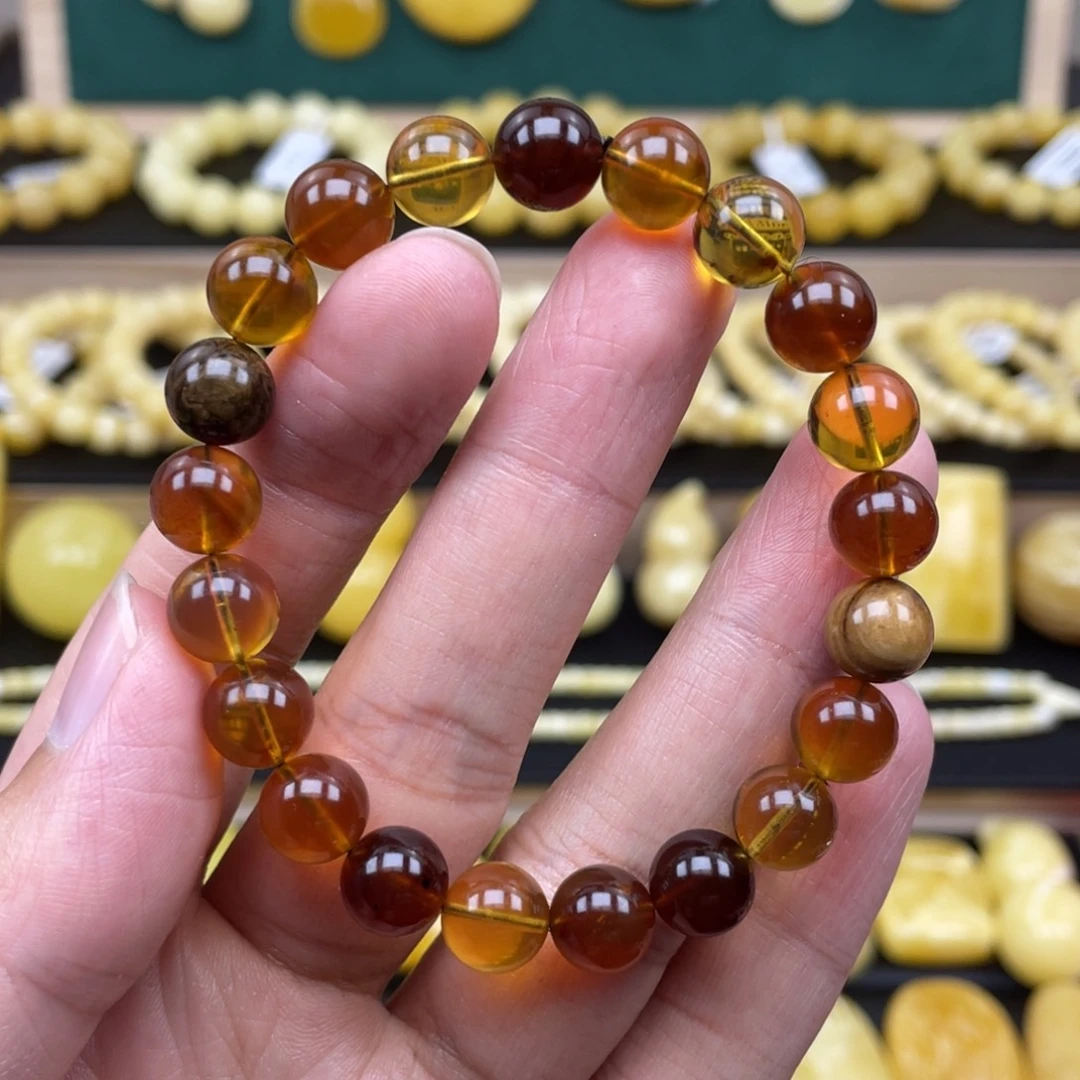 琥珀裸石未镶嵌琥珀蜜蜡