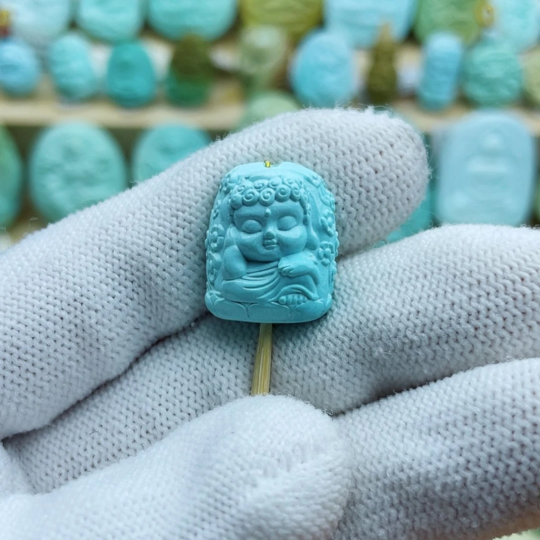 未镶嵌绿松石珠宝奇石