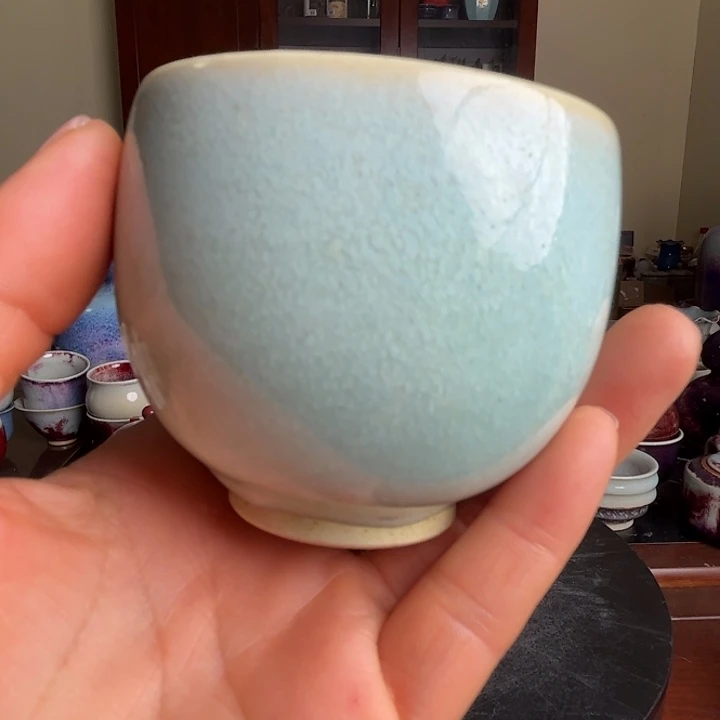 秋*牛家钧窑牛自恒老师钧瓷杯