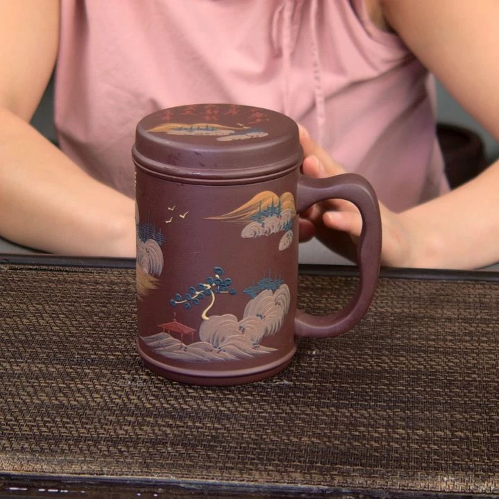 茶杯紫砂高货放漏