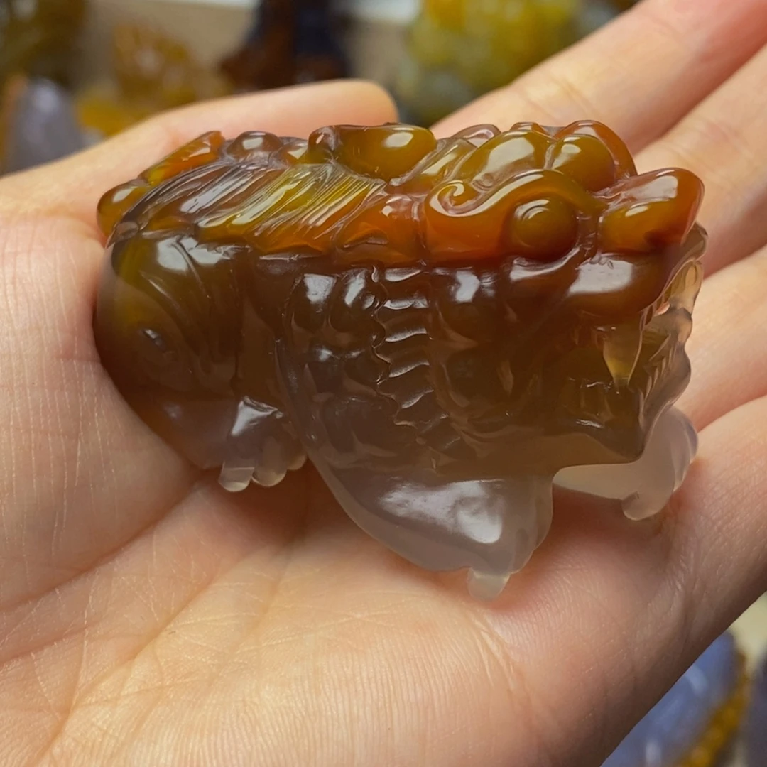 玛瑙/玉髓未镶嵌把件