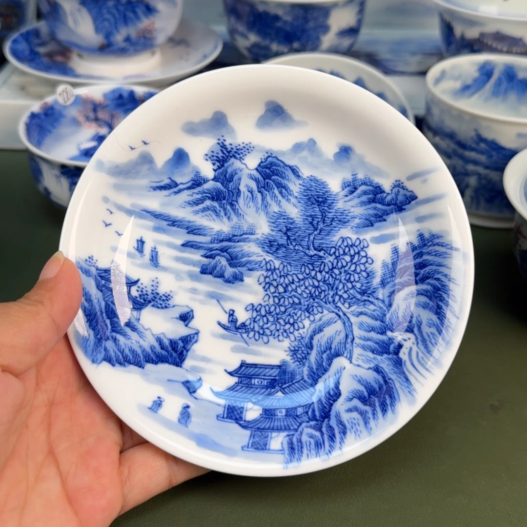 景德镇纯手绘茶具圆圆243