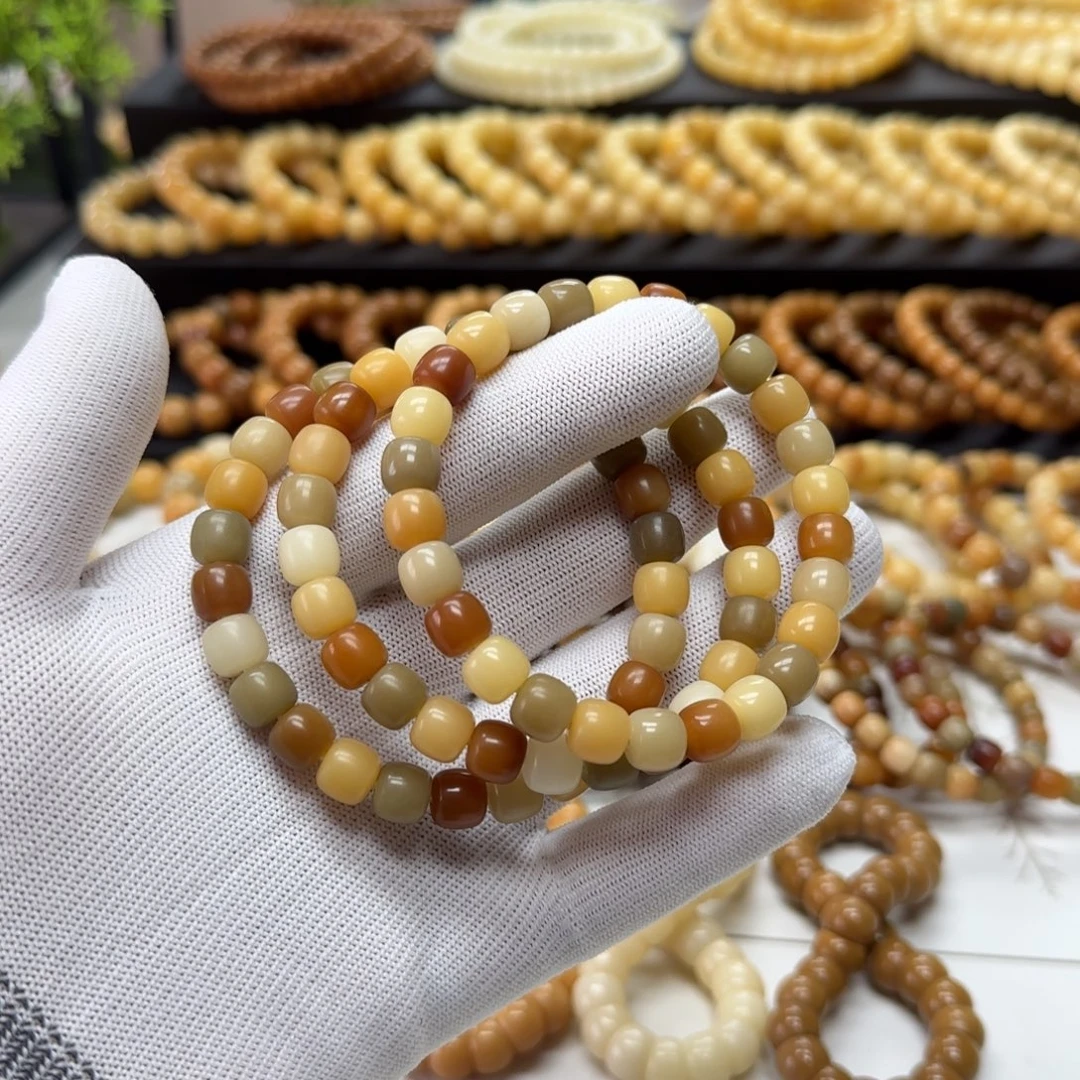 手串菩提根/象牙果8*9鬼工5年