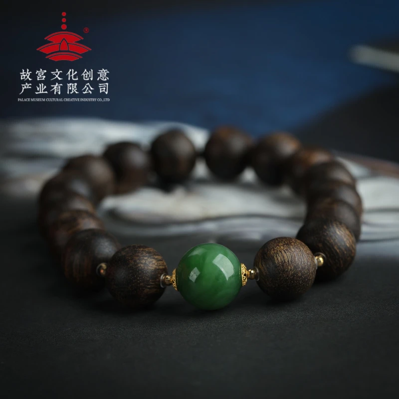 沉香【重华岁贡】沉香手串-富国岛倒架1.0圆珠设计款单圈