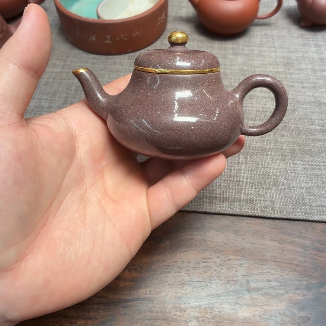 紫砂茶壶半手工慕古抛光君德壶