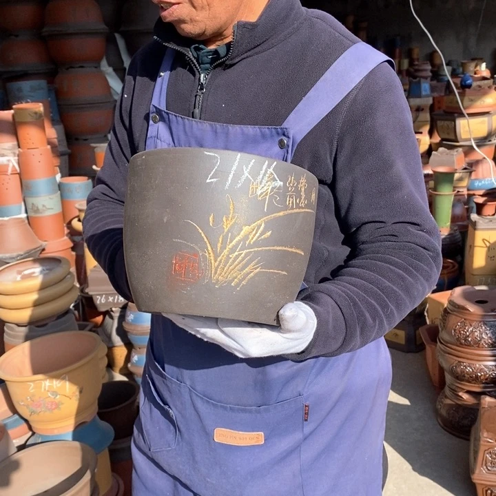 紫砂花盆紫砂花盆