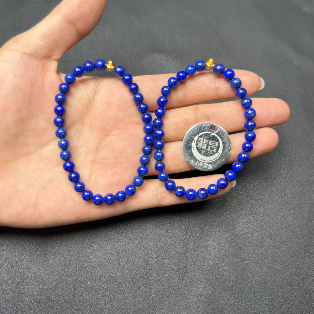 翡昱-SH56-36687-77-青金石手串/约5+/约30颗/-多样性发其一-C