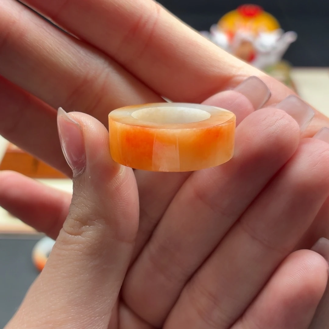 未镶嵌定制翡翠奶橘 13-17