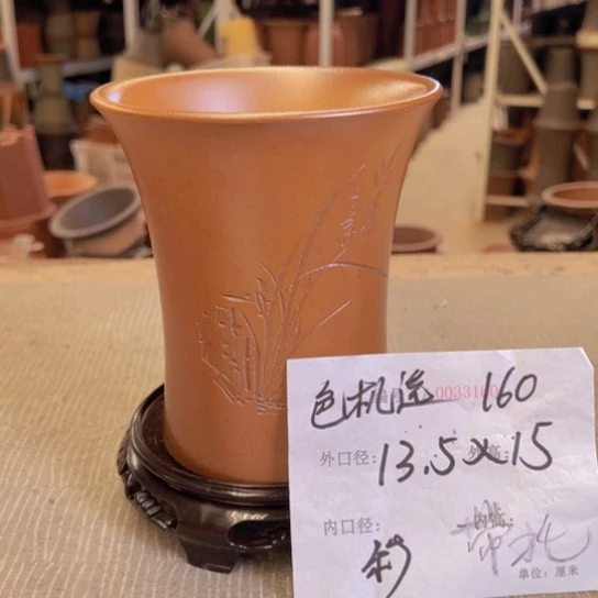 紫砂花盆紫紫砂盆