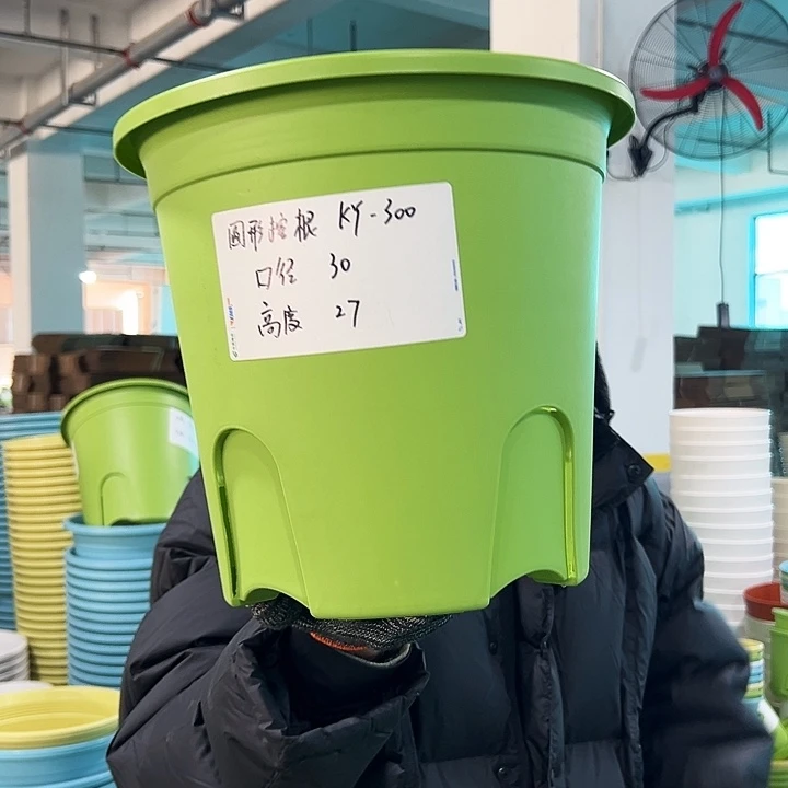 正品圆控口30高27果绿无托4只