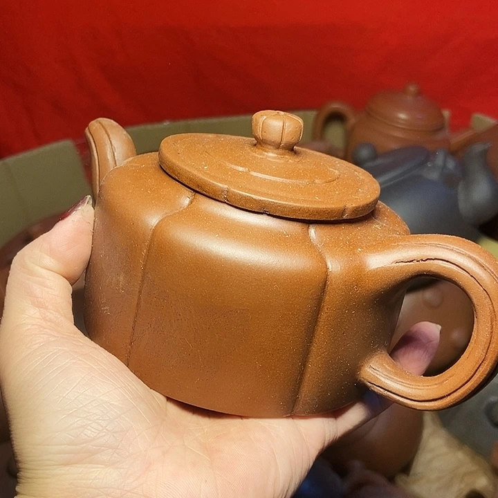 全手工制作宜兴紫砂茶壶
