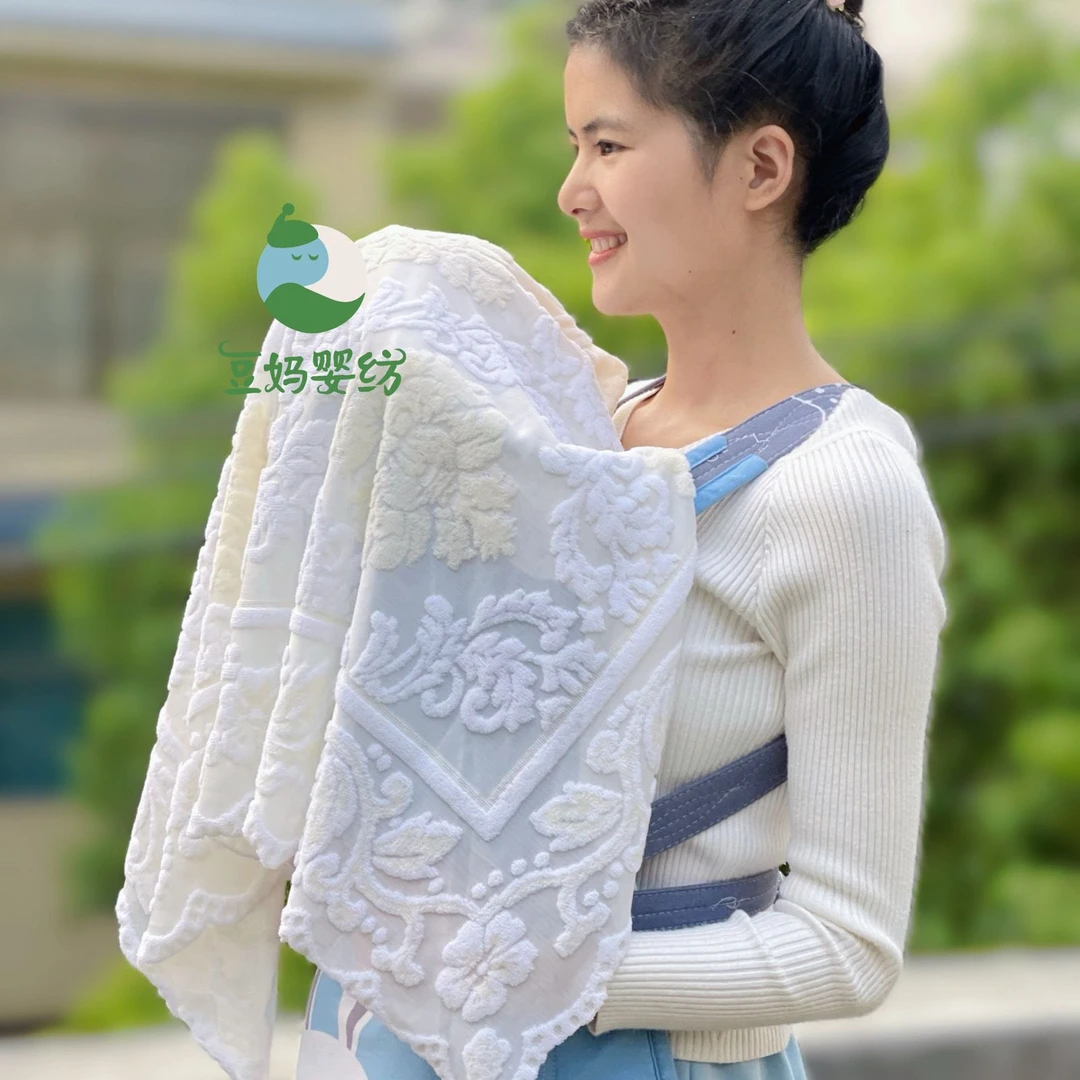 夏季薄款盖巾柔软时尚防风挡风阻尘多用途新生儿宝宝外出盖巾