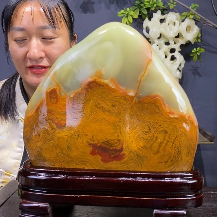 石材精品古青石摆件