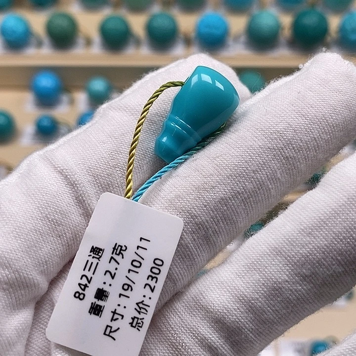 跃***跃绿松石未镶嵌颈饰