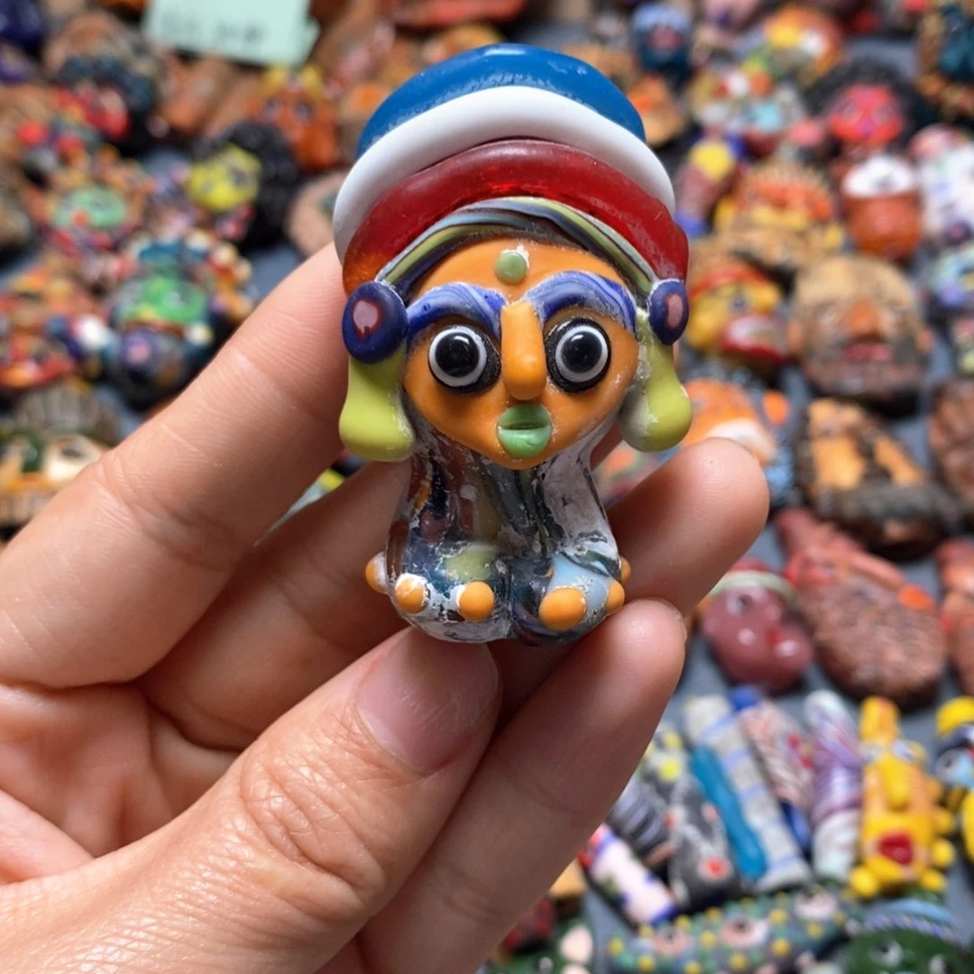 琉璃颈饰印度尼西亚头巾公主