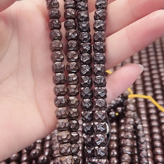 椰蒂手串/手链印尼原生态精工椰蒂7✖️6雕刻108长串2条