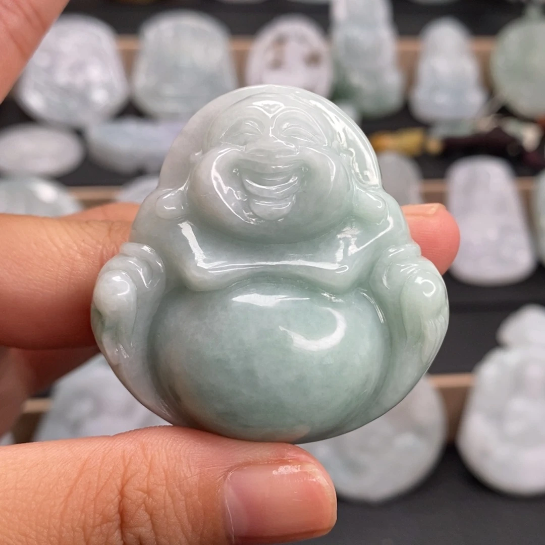 颈饰未镶嵌翡翠佛公