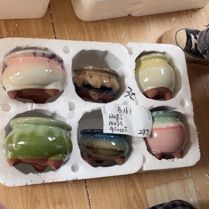 粗陶多肉花盆微瑕161
