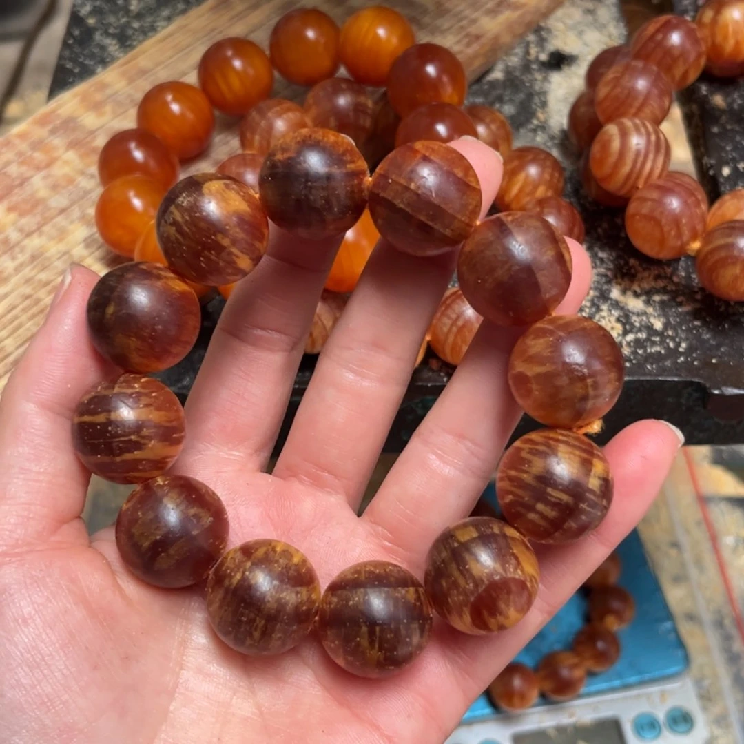 松木（琥珀木）手串/手链2.0树根