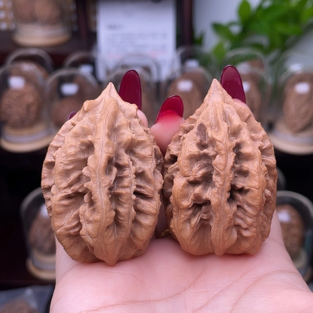 吊坠文玩核桃大火焰纹