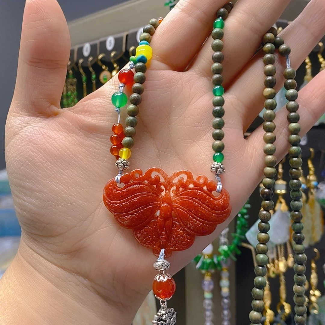 18K金镶嵌挂件翡翠翡翠