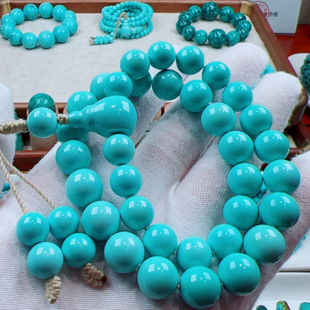 绿松石未镶嵌挂件1串