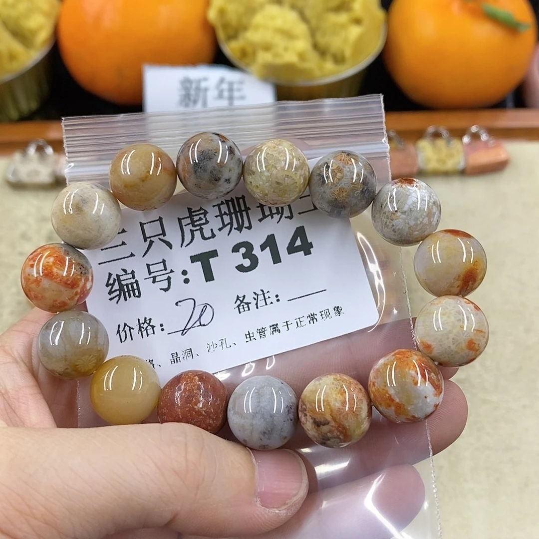 硅化珊瑚（珊瑚玉）1未镶嵌爱****女