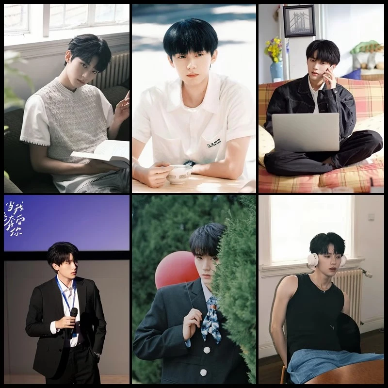 周翊然海报墙贴周边房间咖啡厅网吧酒吧茶餐厅密室装饰画壁纸防水