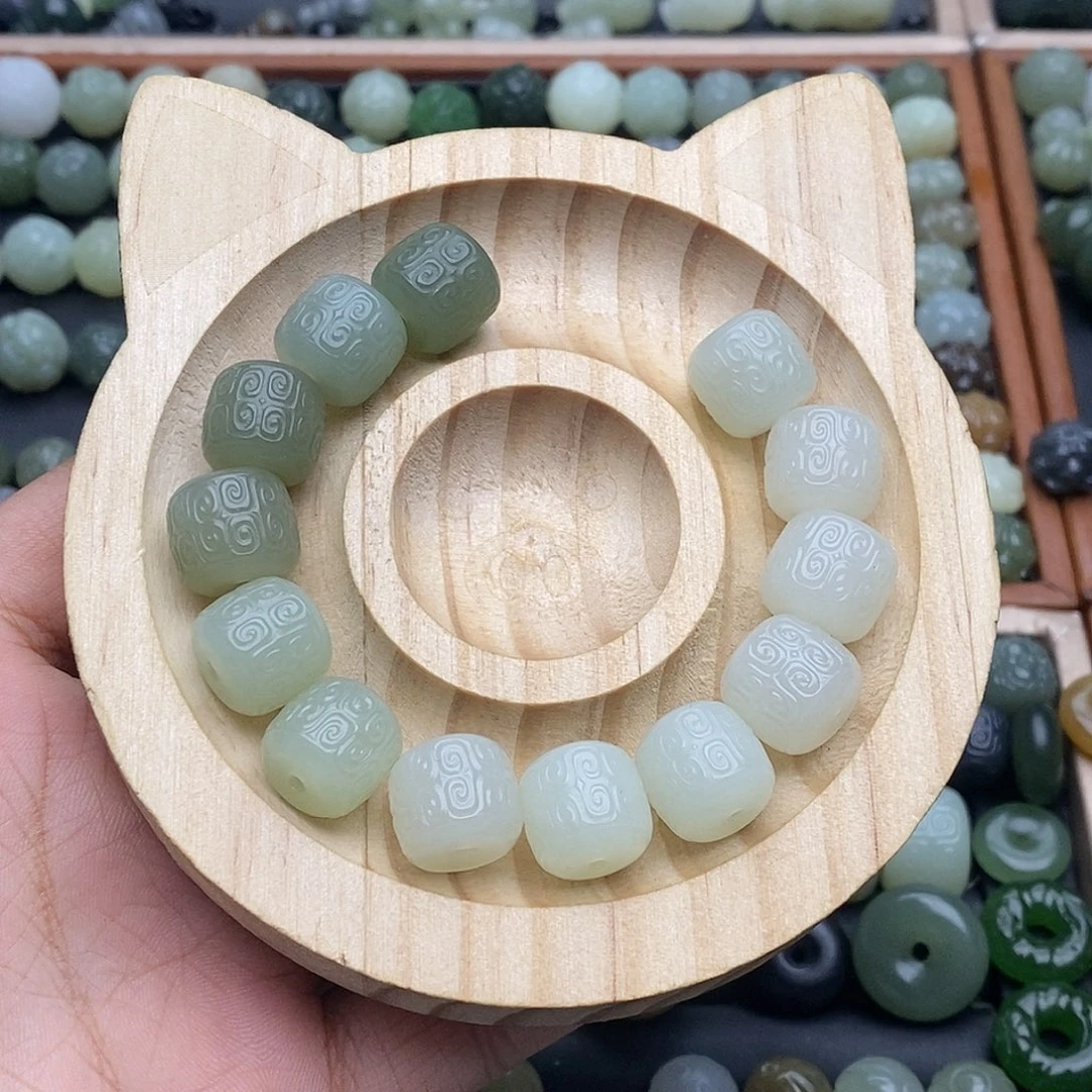 西***瓜和田玉未镶嵌珠宝半成品