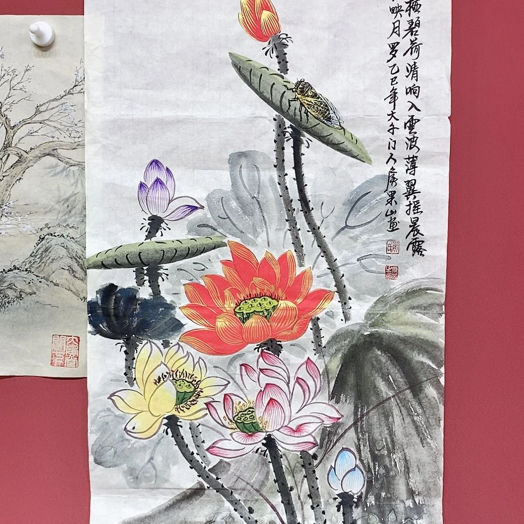 国画大风堂嫡传-侯果山老师作品路