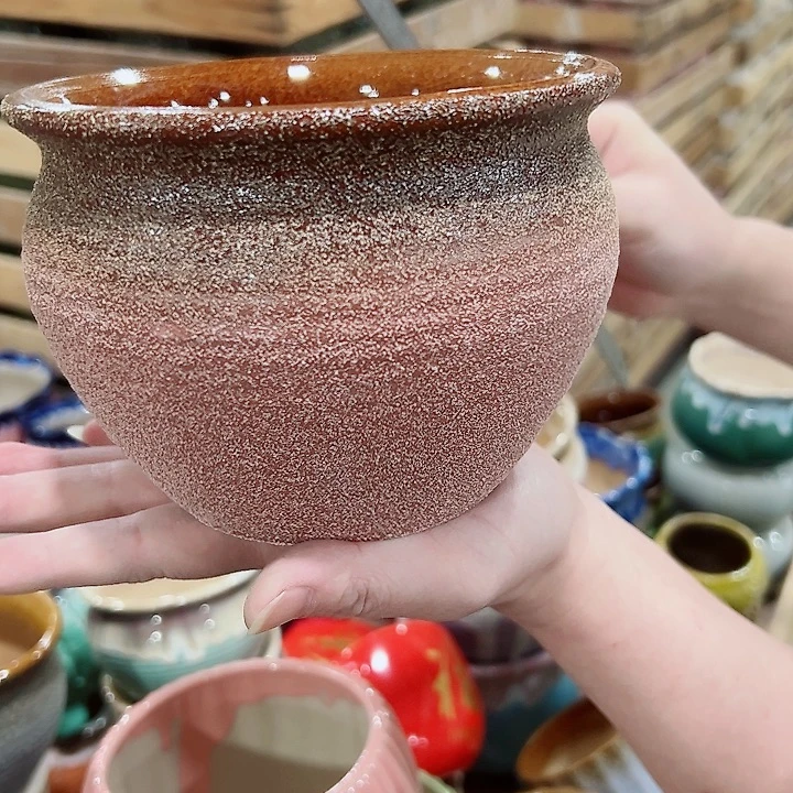 有孔.凑满10元发货多肉陶瓷花盆！